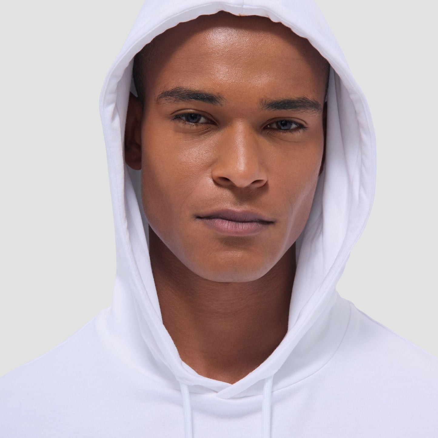 Bugatchi Solid Pullover Hoodie White