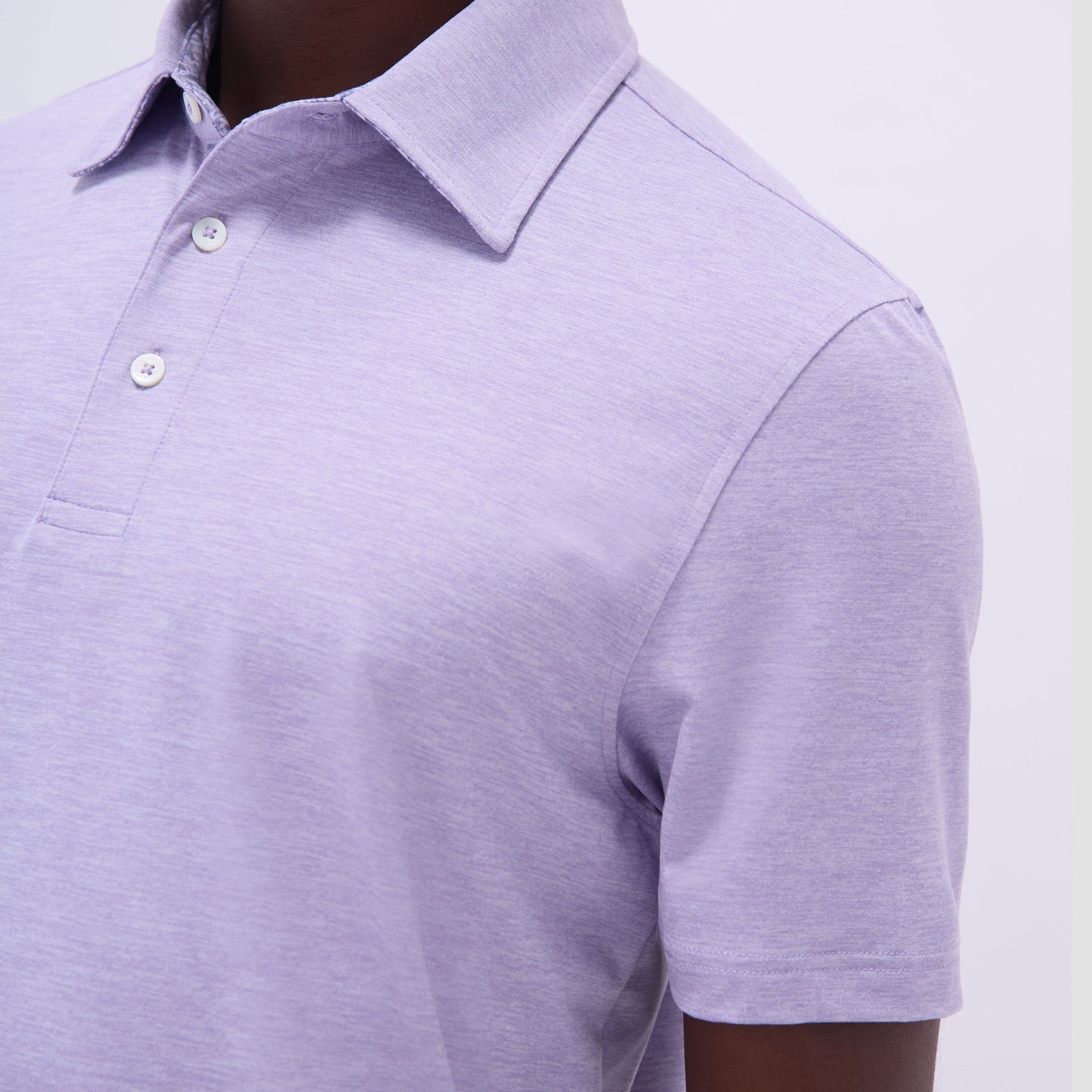 Bugatchi UV50 Performance Polo Lilac