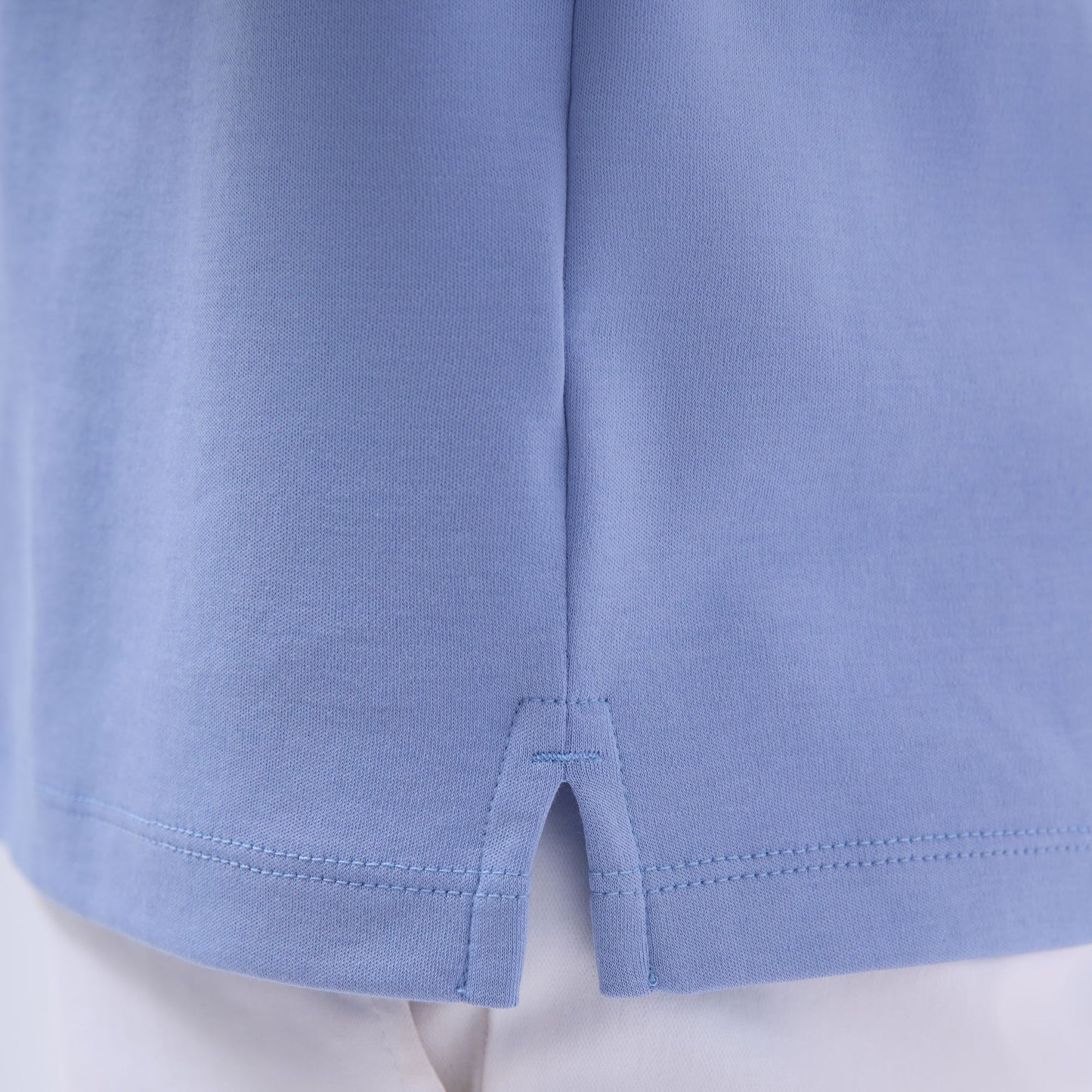 Bugatchi Hank Crew Neck T-Shirt Air Blue