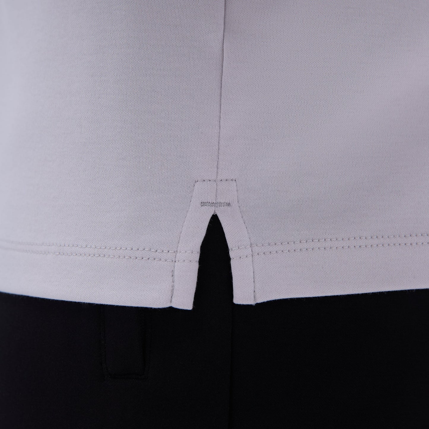 Bugatchi Hank Crew Neck T-Shirt Platinum