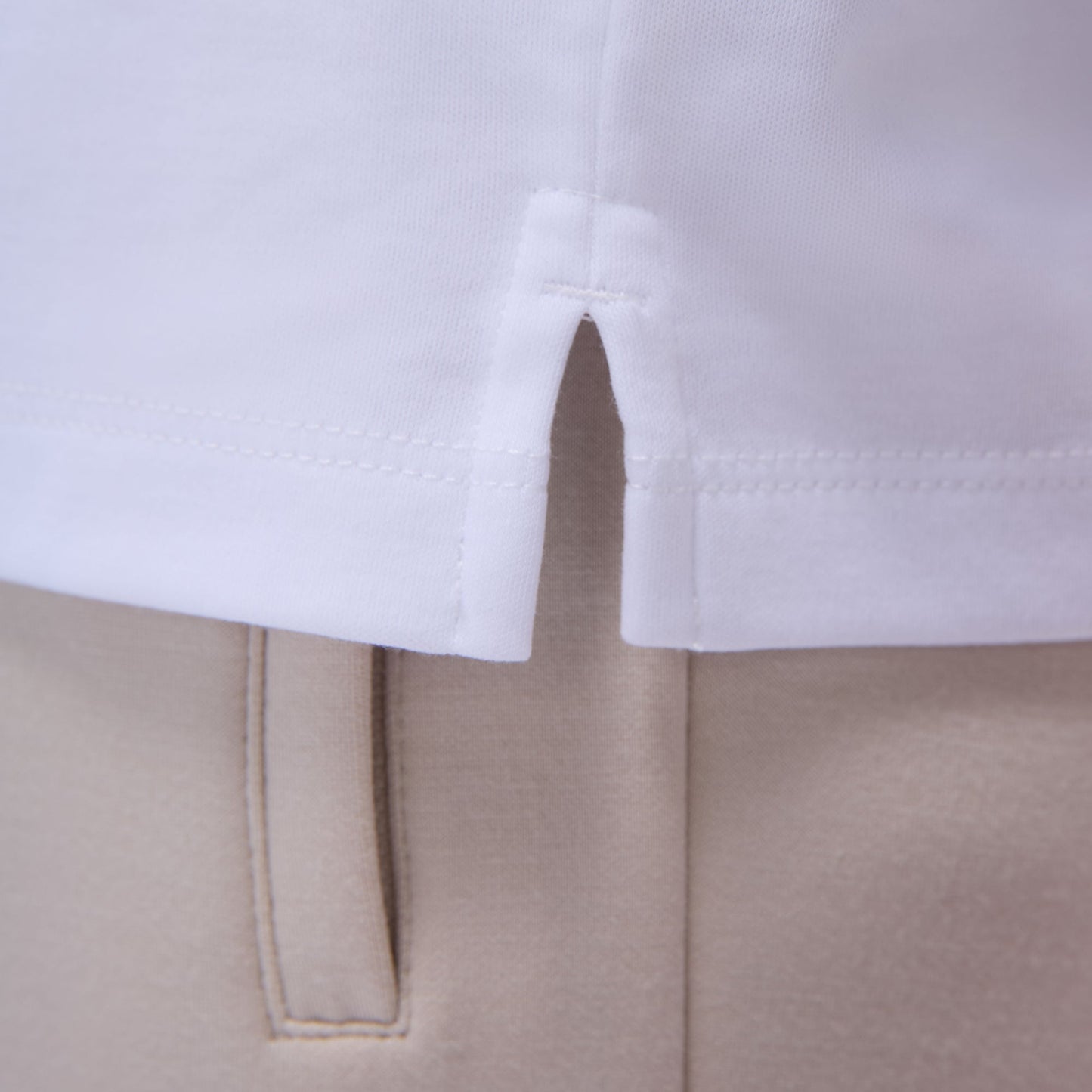 Bugatchi Hank Crew Neck T-Shirt White