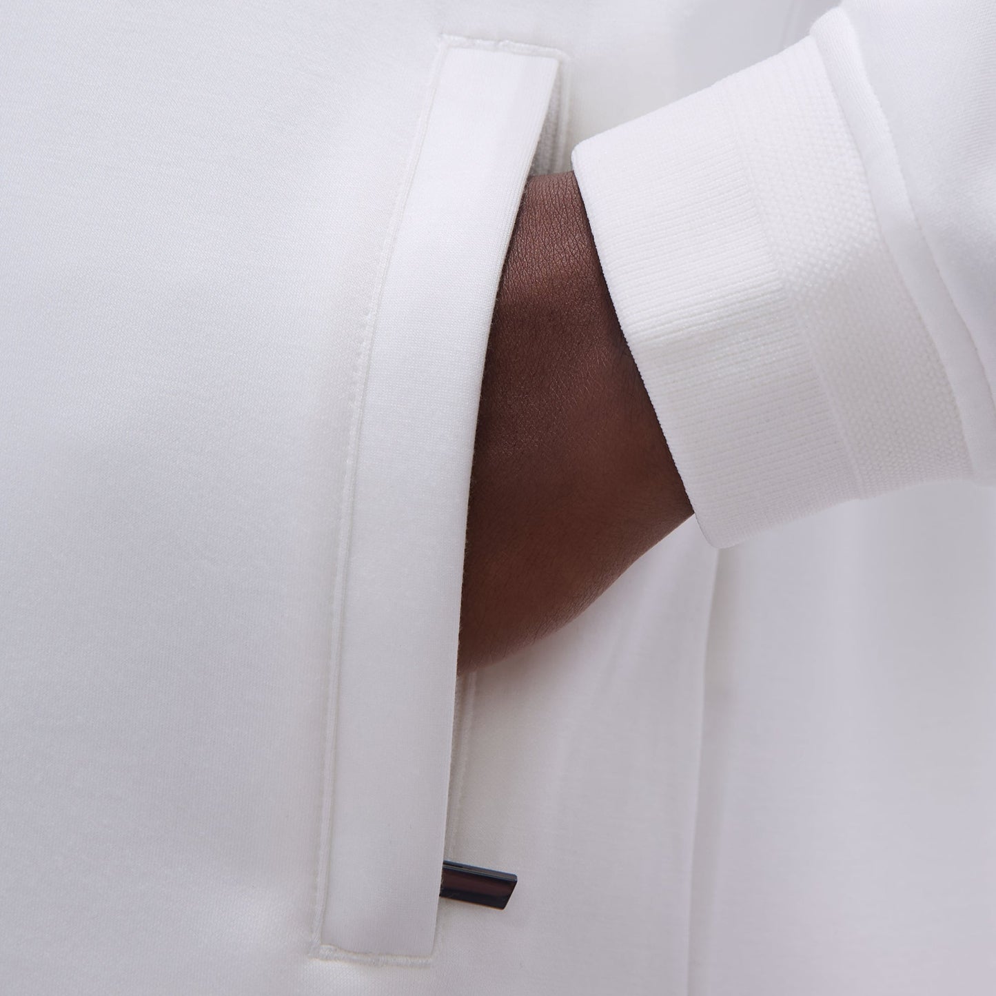 Bugatchi Soft Touch™ Solid Shirt Jacket Chalk