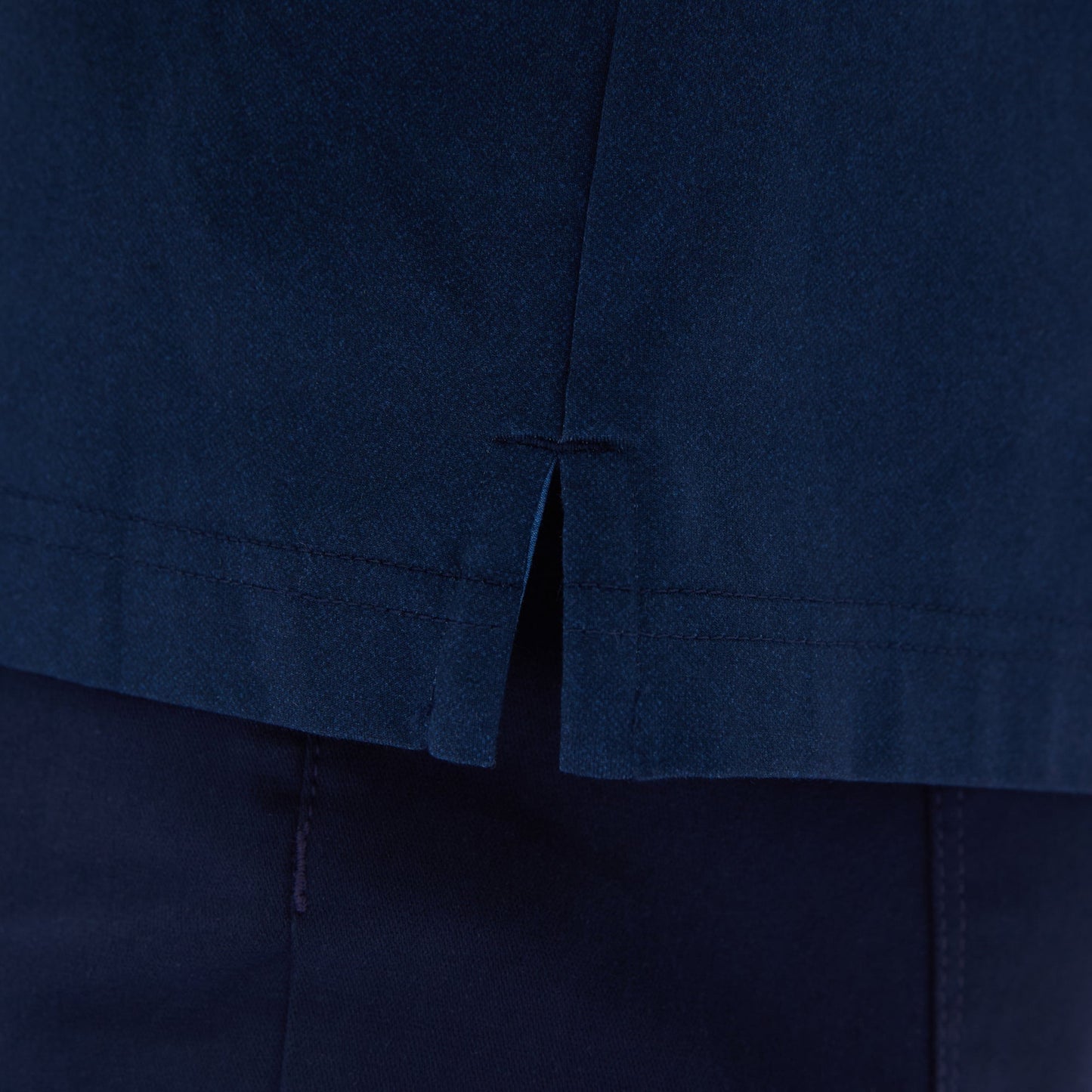 Bugatchi Vincent Double-Sided Solid OoohCotton® Polo Shirt Navy
