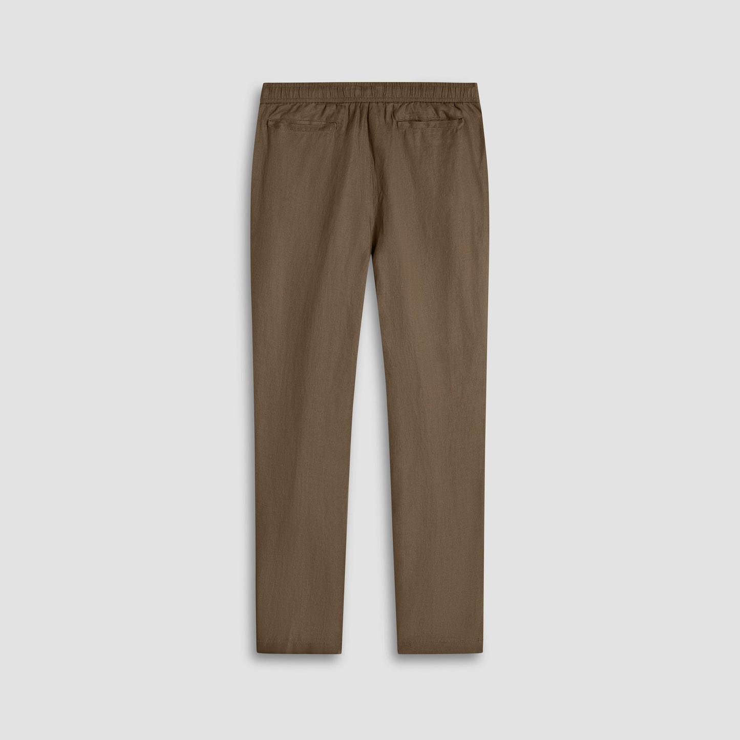 Bugatchi Linen Drawstring Pants Olive