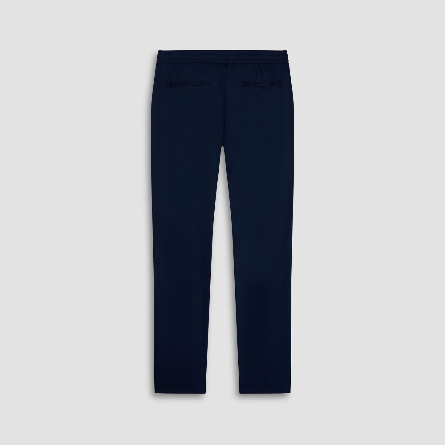 Bugatchi Tristan Linen-Cotton Drawstring Pants Navy