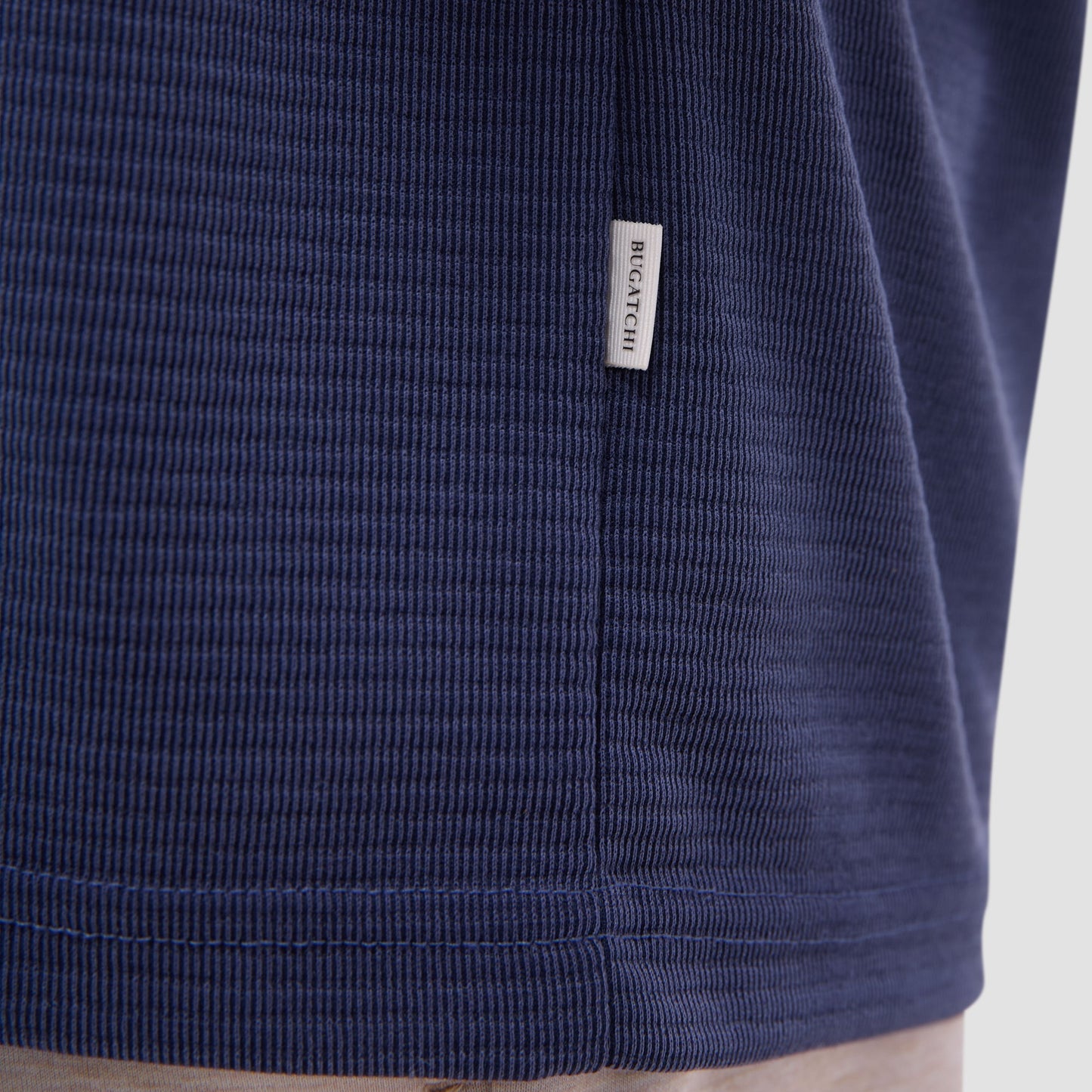 Bugatchi Orville Ottoman Crew Neck Navy