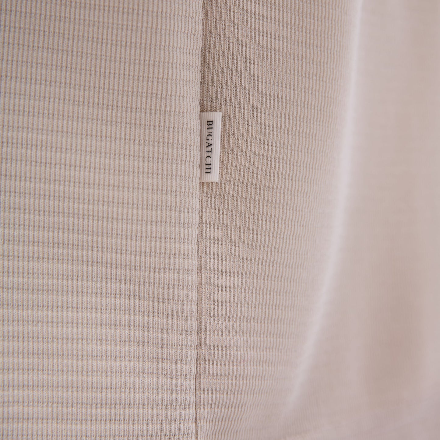Bugatchi Orville Ottoman Crew Neck Sand