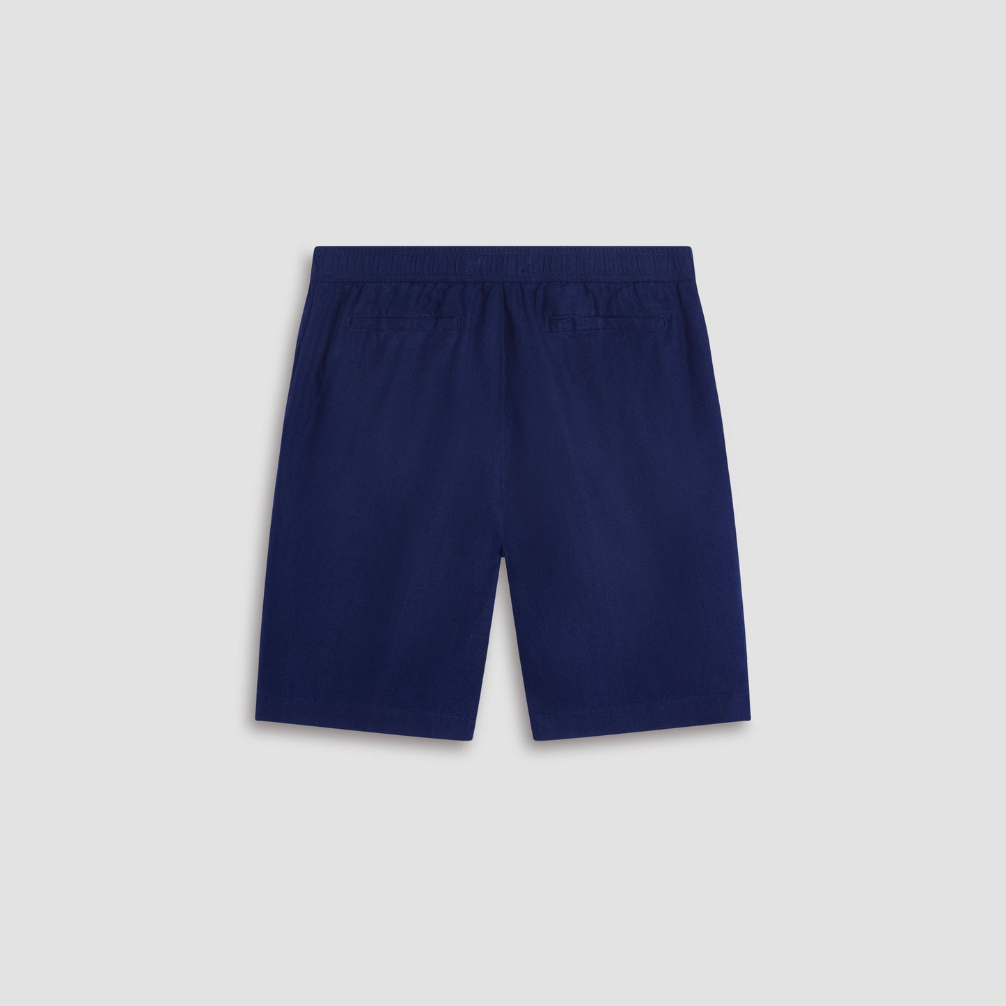 Bugatchi Linen Drawstring Shorts Navy