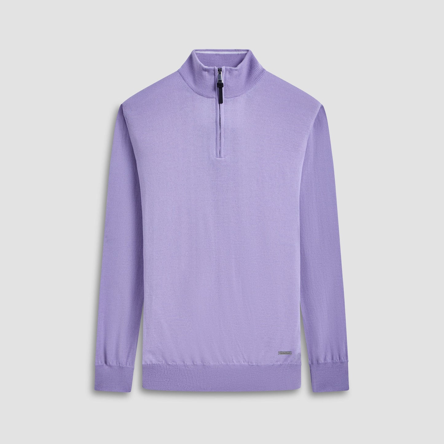 Bugatchi Spencer Quarter-Zip Super Merino™ Sweater Lilac