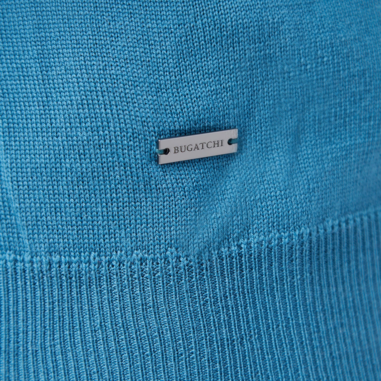 Bugatchi Spencer Quarter-Zip Super Merino™ Sweater Teal