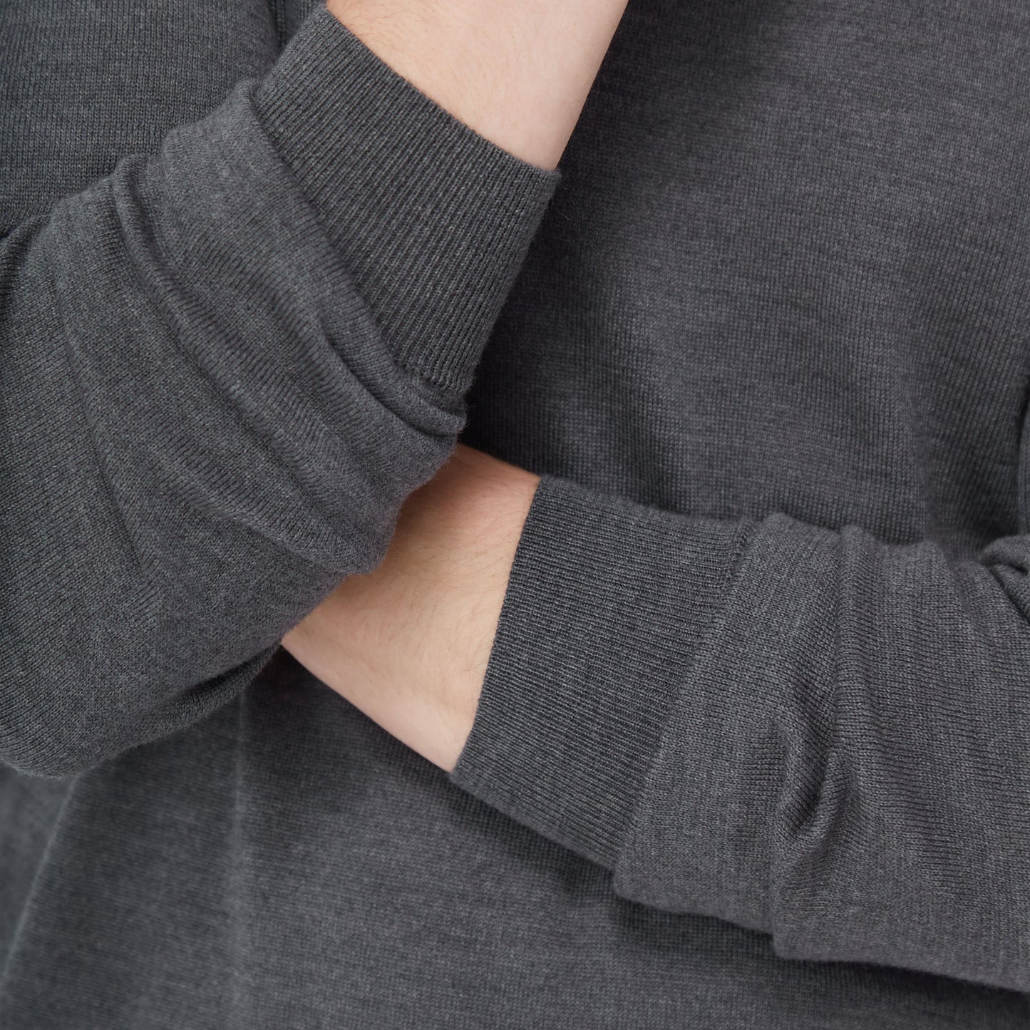 Bugatchi Sawyer Turtleneck Super Merino™ Sweater Anthracite