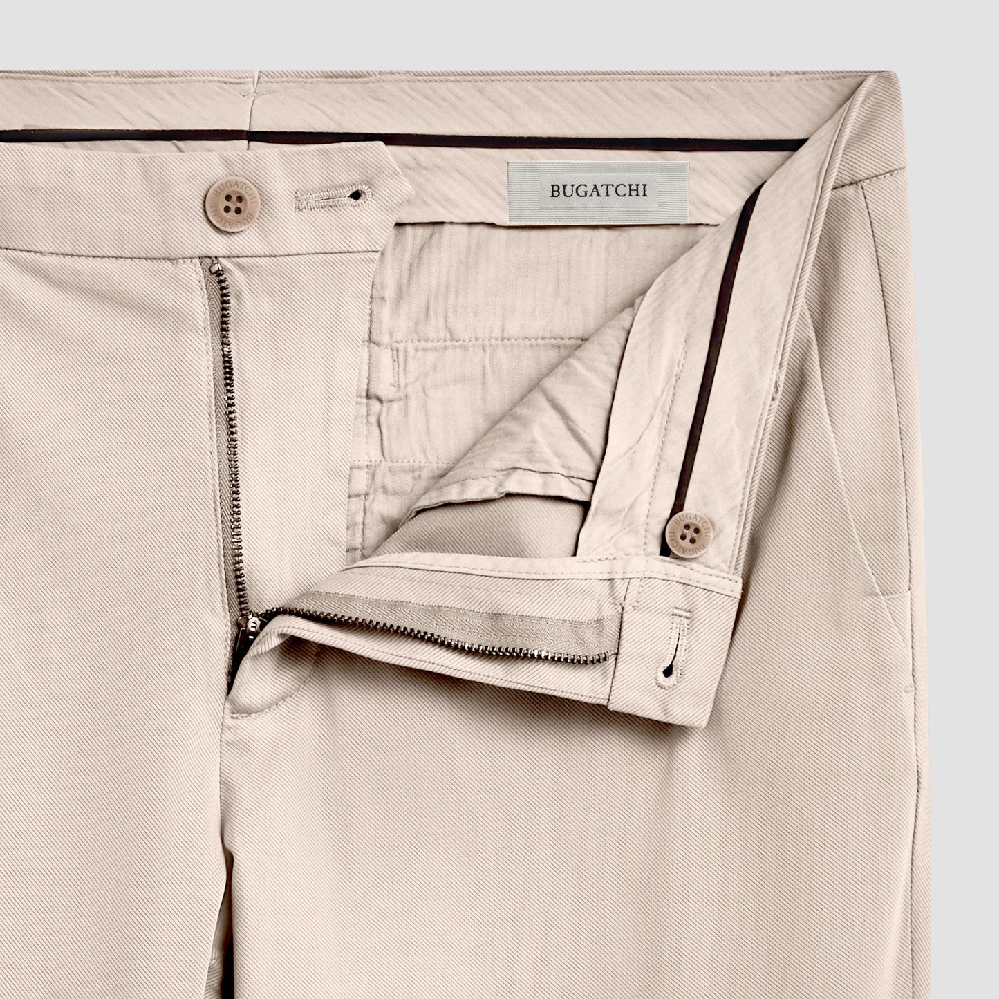 Bugatchi Parker Chino Pants Beige