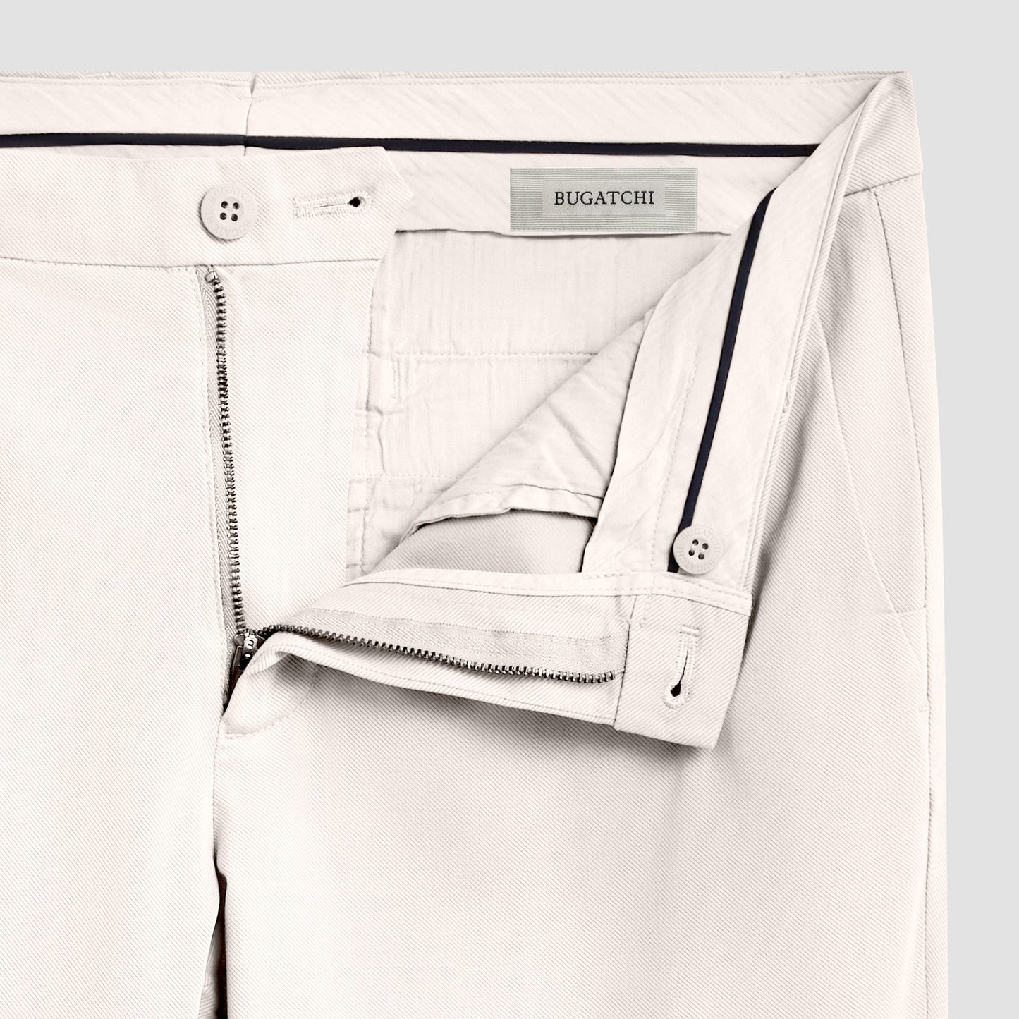 Bugatchi Parker Chino Pants Stone