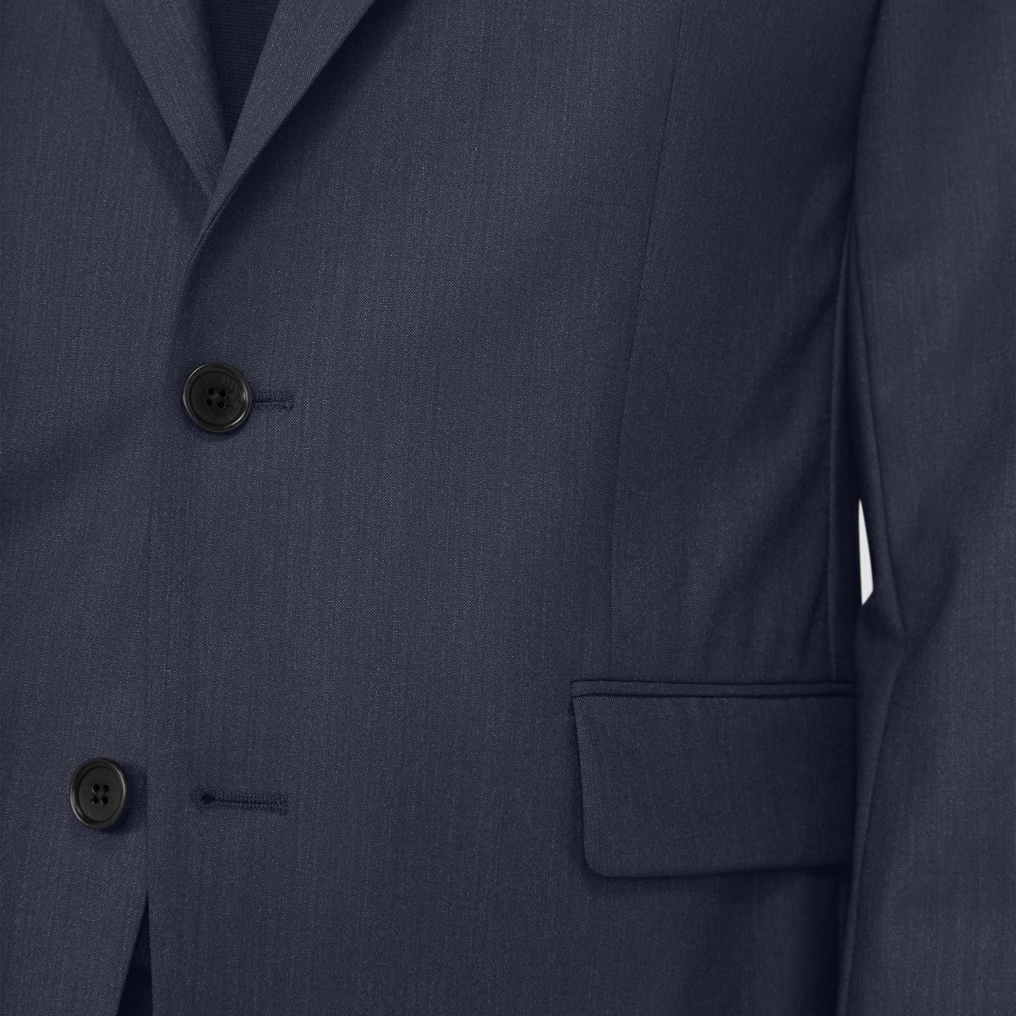 Bugatchi Two Button Stretch Wool Travel Blazer Cobalt