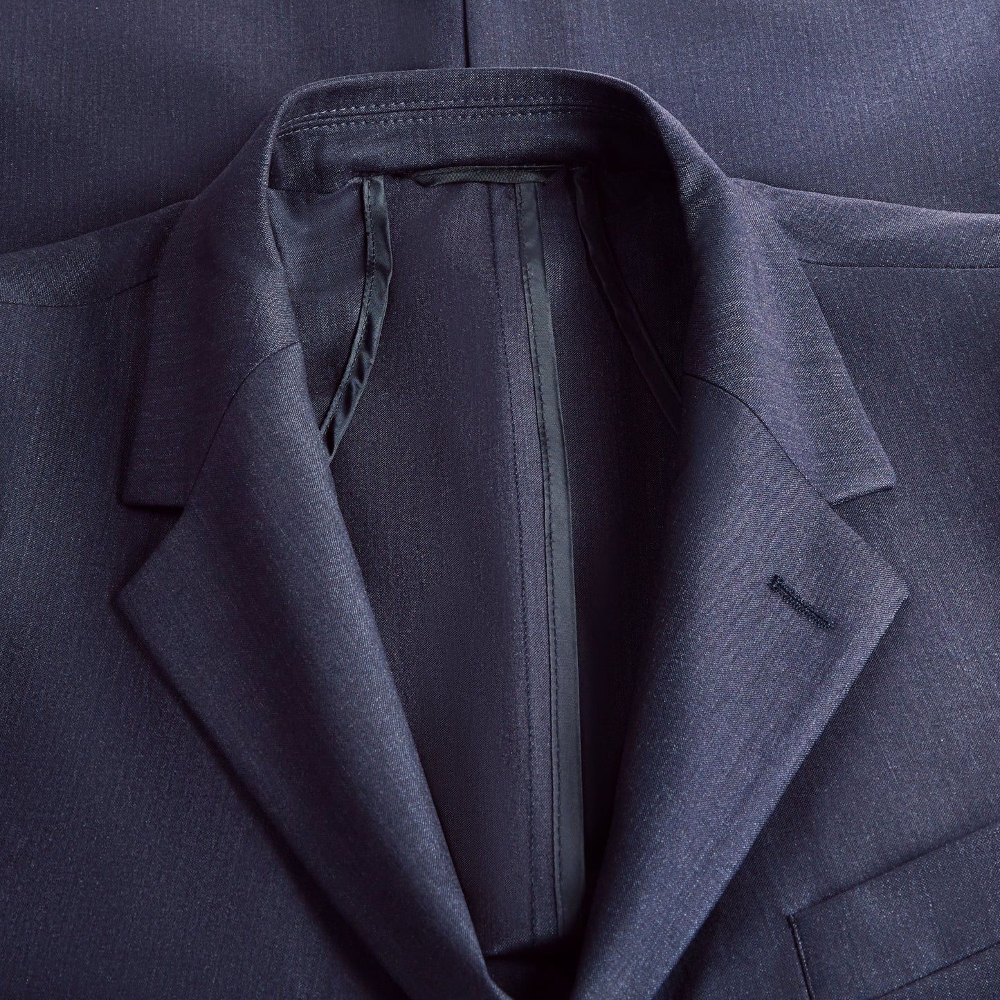Bugatchi Two Button Stretch Wool Travel Blazer Navy