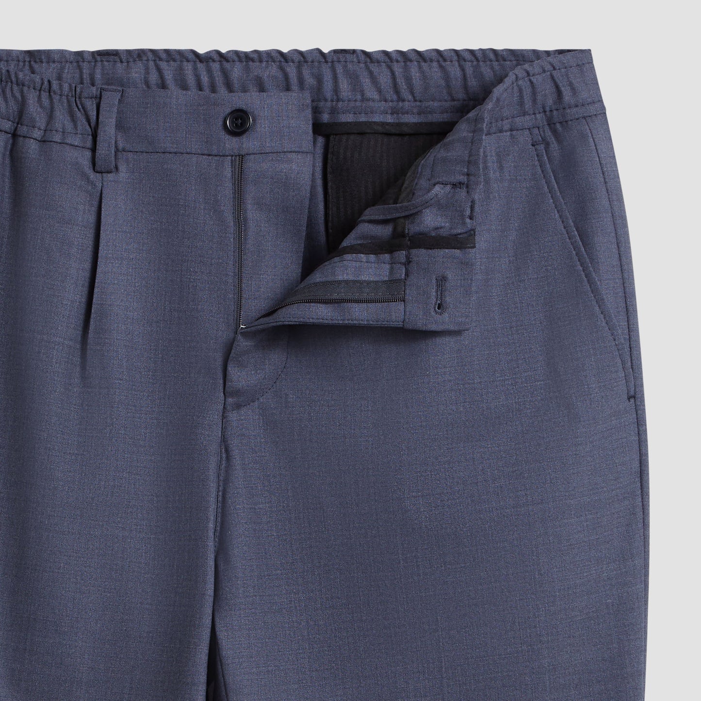 Bugatchi Stretch Wool Travel Dress Pants Cobalt
