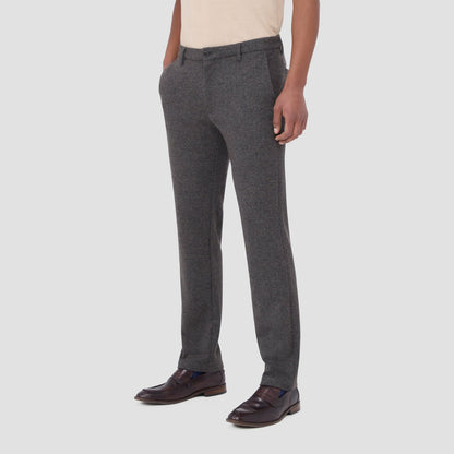 Bugatchi Wool Blend Knit Dress Pants Zinc