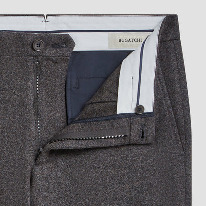 Bugatchi Wool Blend Knit Dress Pants Zinc