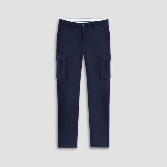 Bugatchi Wool Blend Knit Cargo Pants Navy