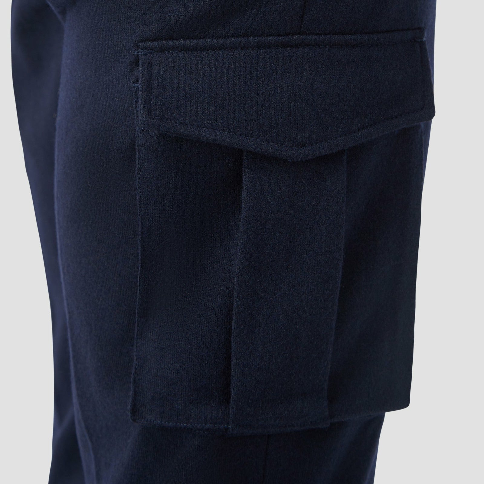 Bugatchi Wool Blend Knit Cargo Pants Navy