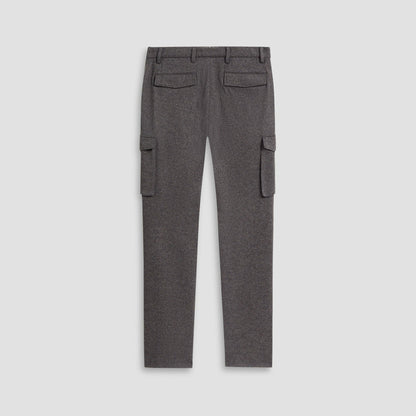 Bugatchi Wool Blend Knit Cargo Pants Zinc