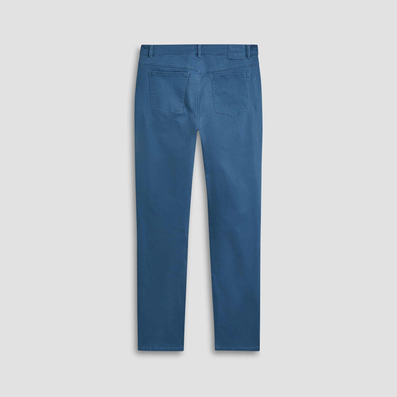 Bugatchi Preston Micro Basketweave Printed Five-Pocket Pants Cobalt