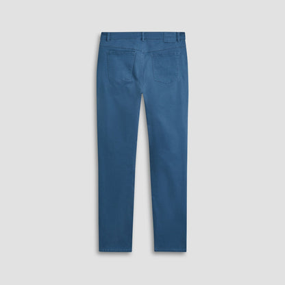 Bugatchi Preston Micro Basketweave Printed Five-Pocket Pants Cobalt