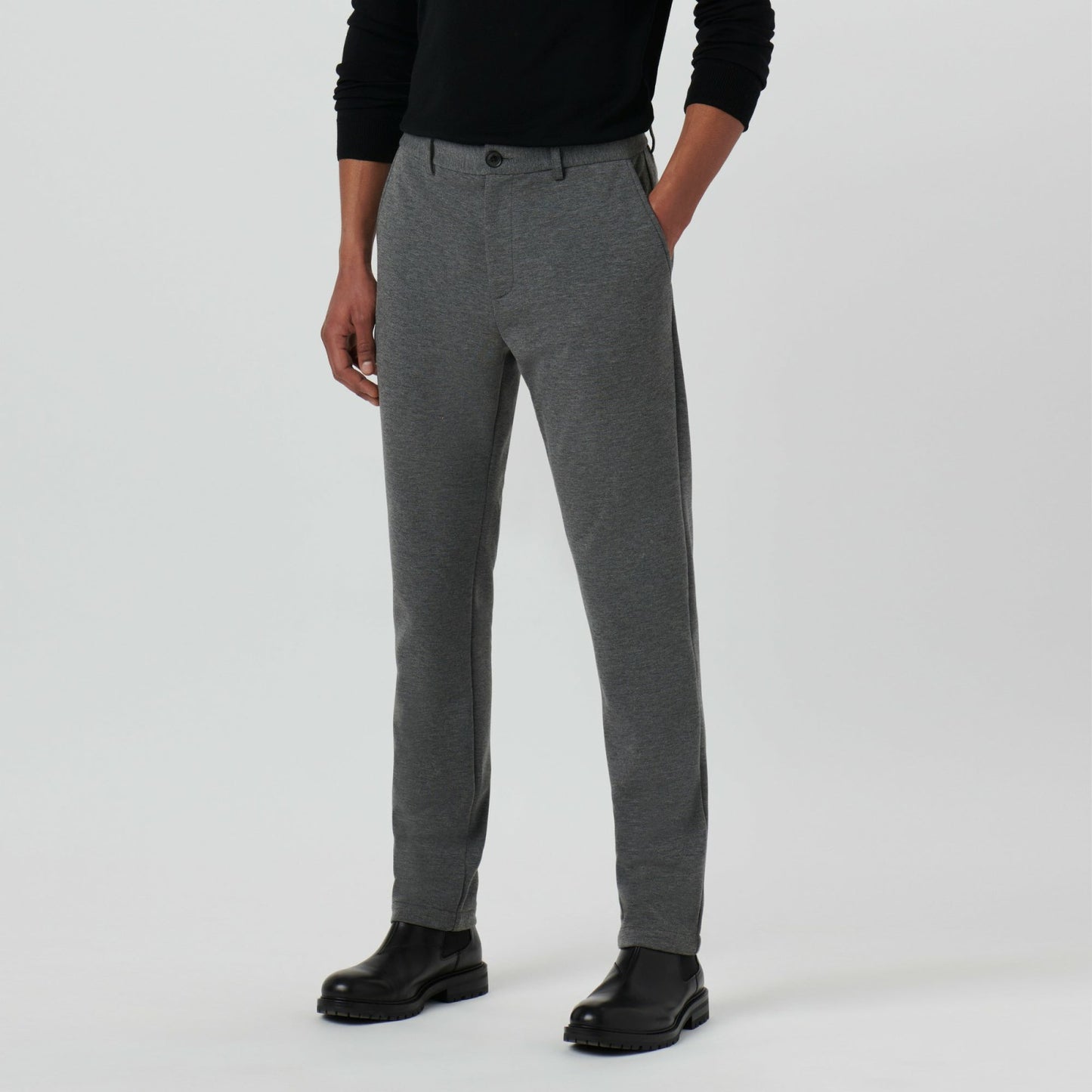 Bugatchi Soft Touch™ Dress Pants Anthracite