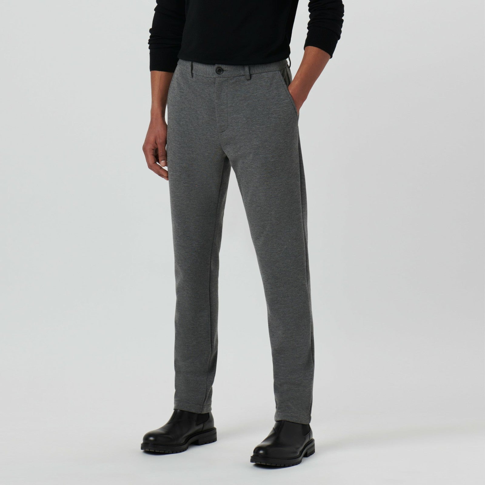 Bugatchi Soft Touch™ Dress Pants Anthracite