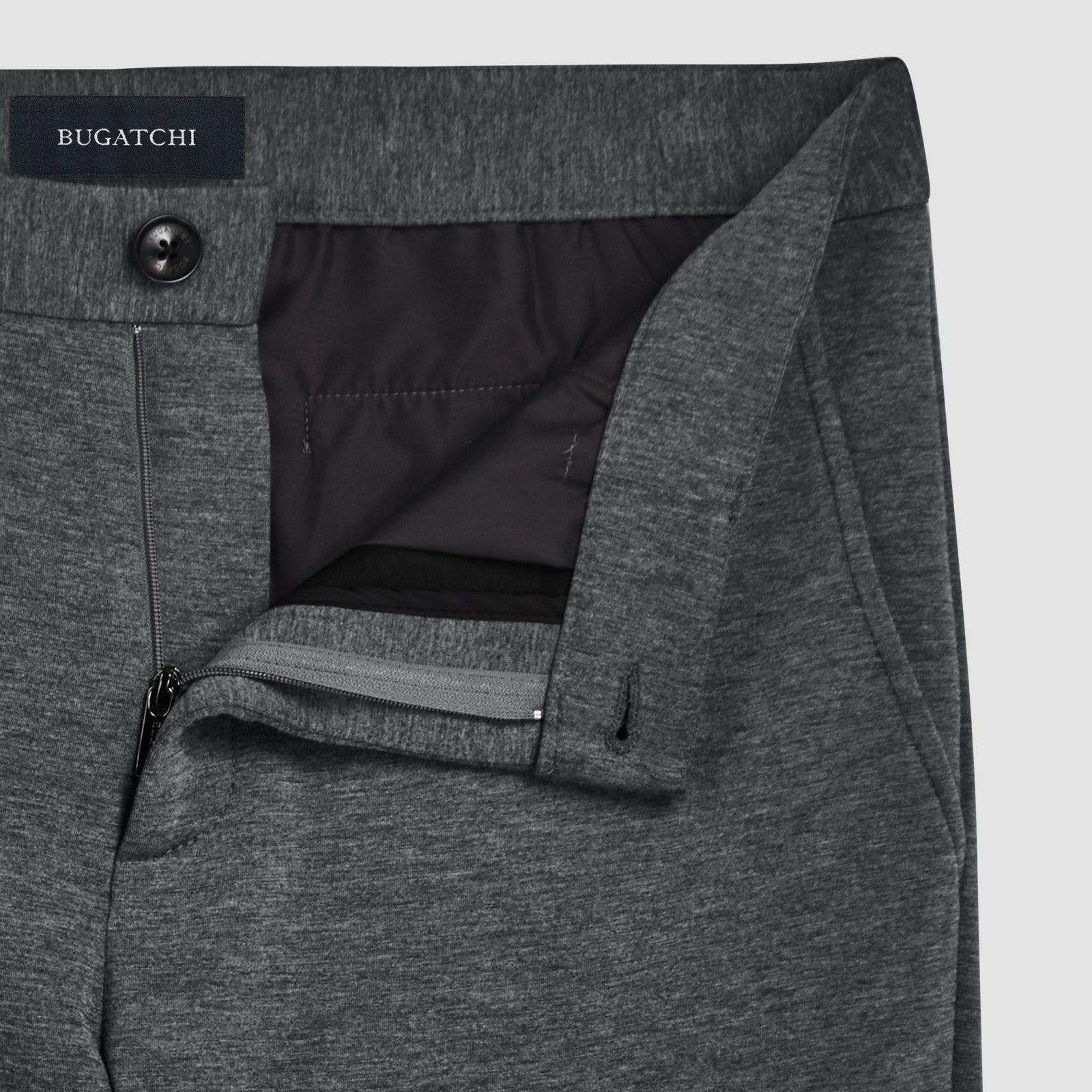 Bugatchi Soft Touch™ Dress Pants Anthracite