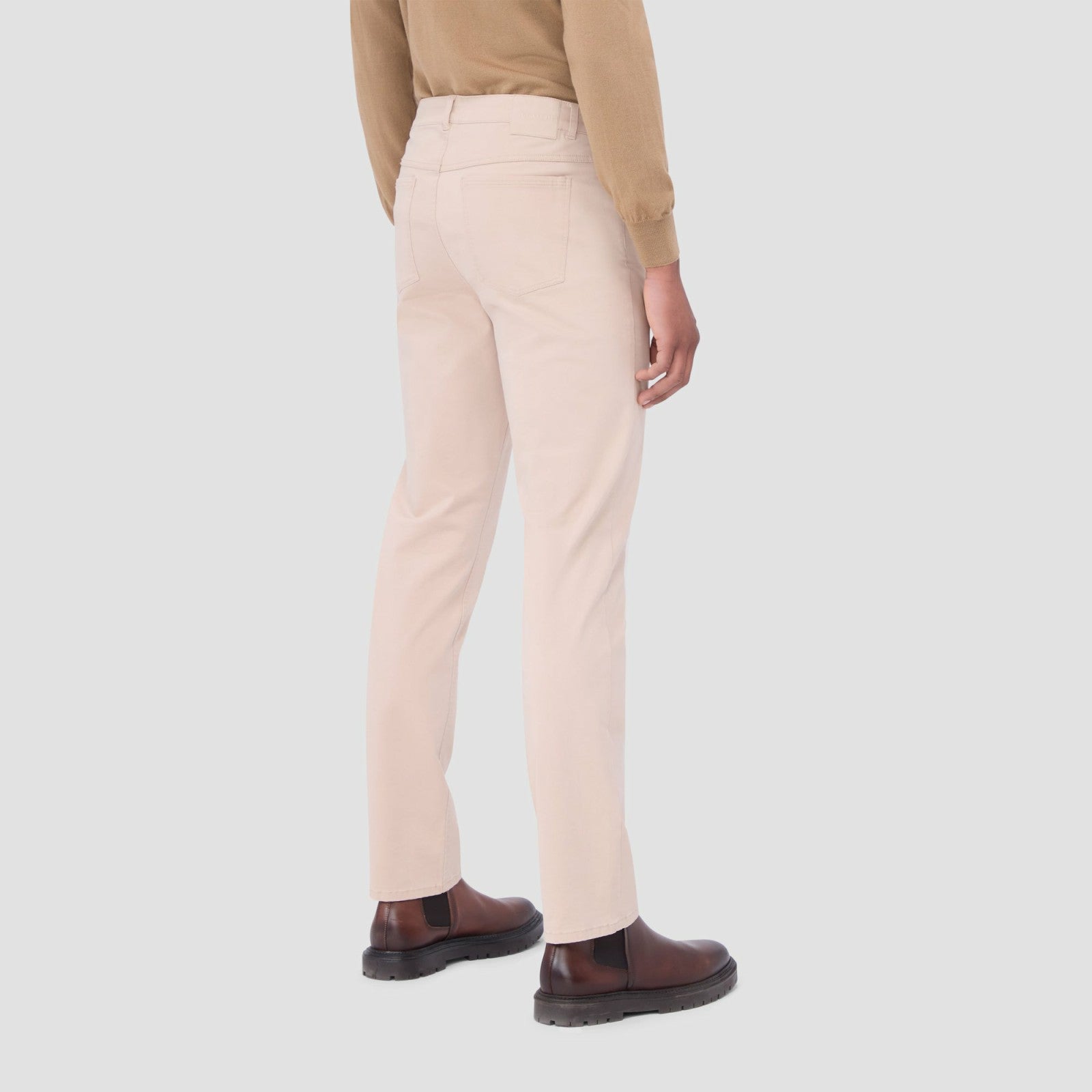 Bugatchi Preston Five-Pocket Pants Desert