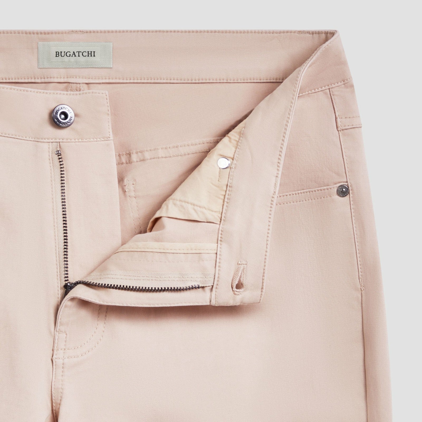 Bugatchi Preston Five-Pocket Pants Desert