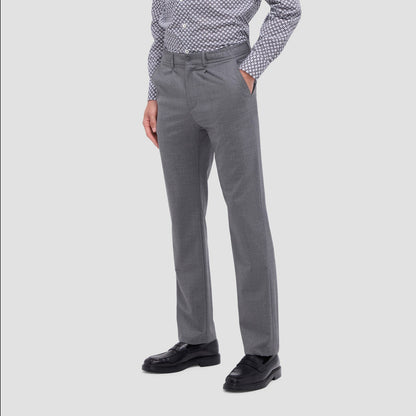 Bugatchi Stretch Wool Travel Dress Pants Zinc