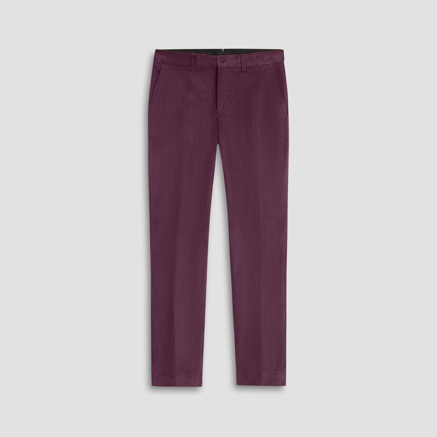 Bugatchi Comfort Stretch Corduroy Dress Pants Cabernet