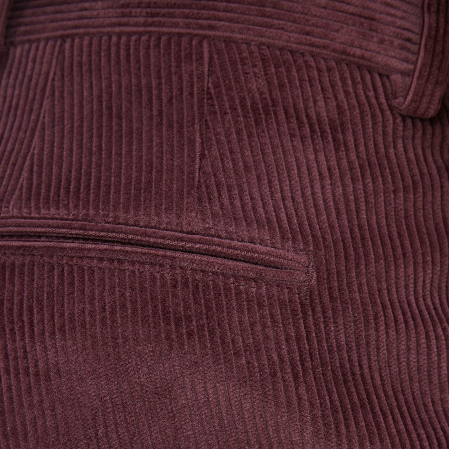 Bugatchi Comfort Stretch Corduroy Dress Pants Cabernet