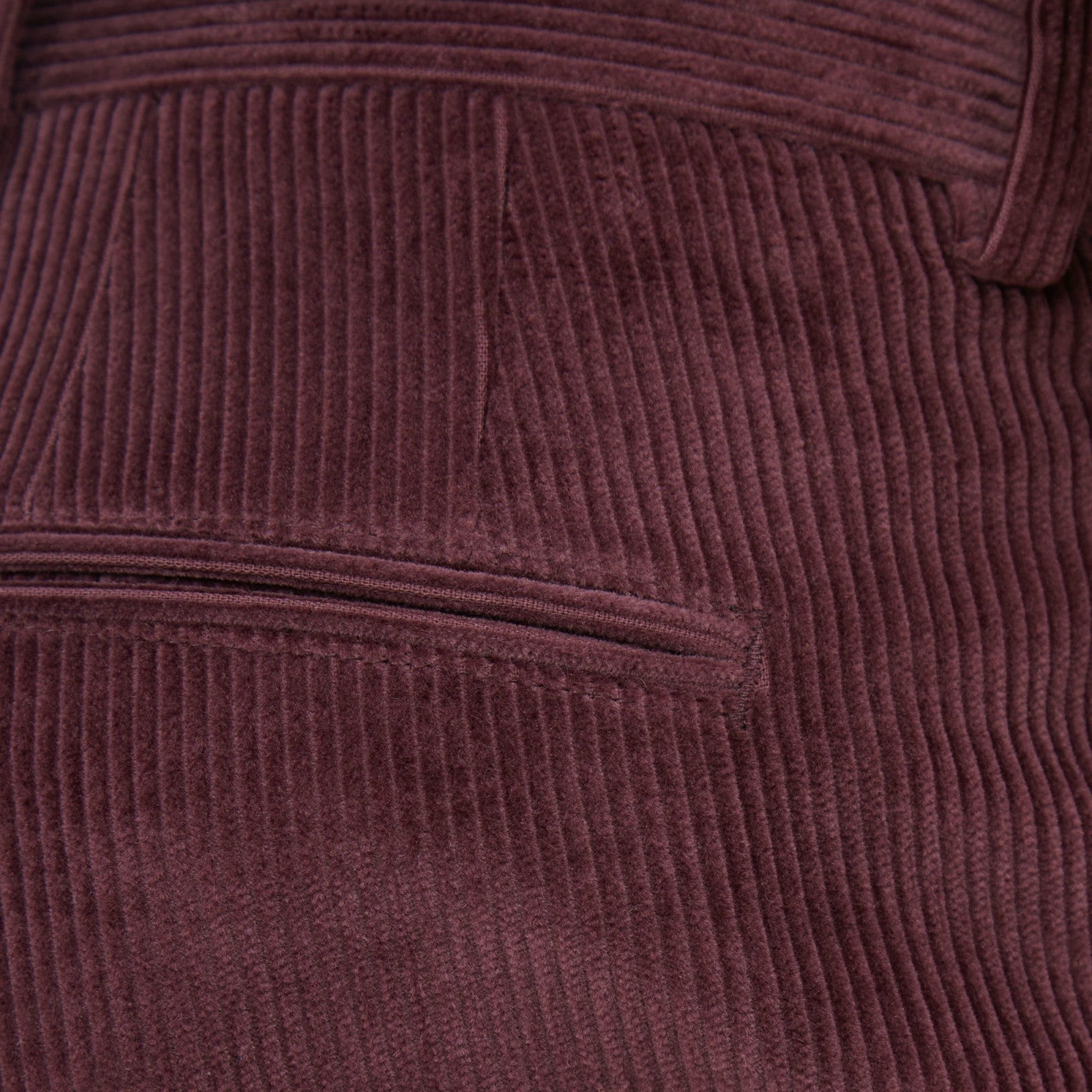 Bugatchi Comfort Stretch Corduroy Dress Pants Cabernet