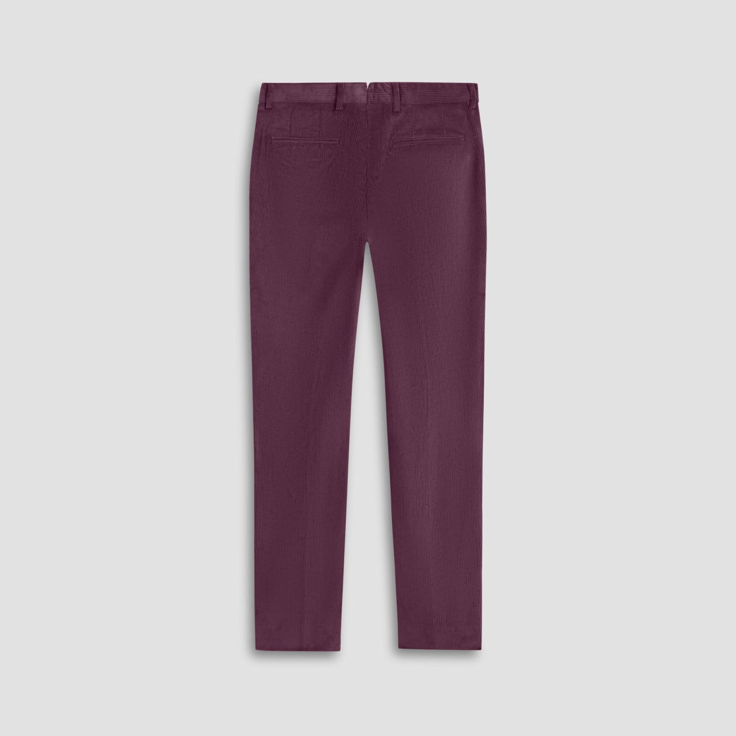 Bugatchi Comfort Stretch Corduroy Dress Pants Cabernet