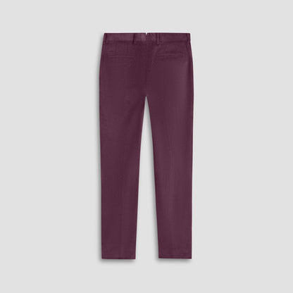 Bugatchi Comfort Stretch Corduroy Dress Pants Cabernet