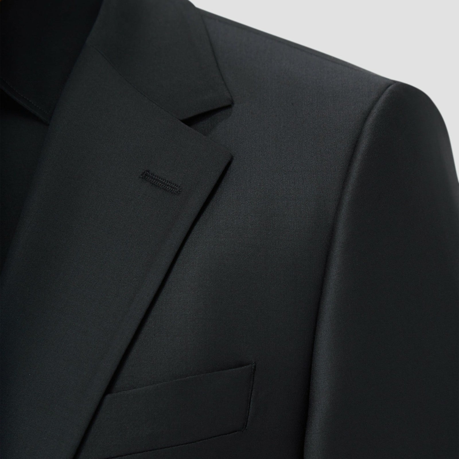 Bugatchi Two Button Stretch Wool Travel Blazer Black