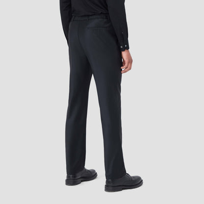 Bugatchi Stretch Wool Travel Dress Pants Black