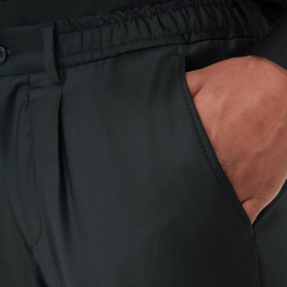Bugatchi Stretch Wool Travel Dress Pants Black