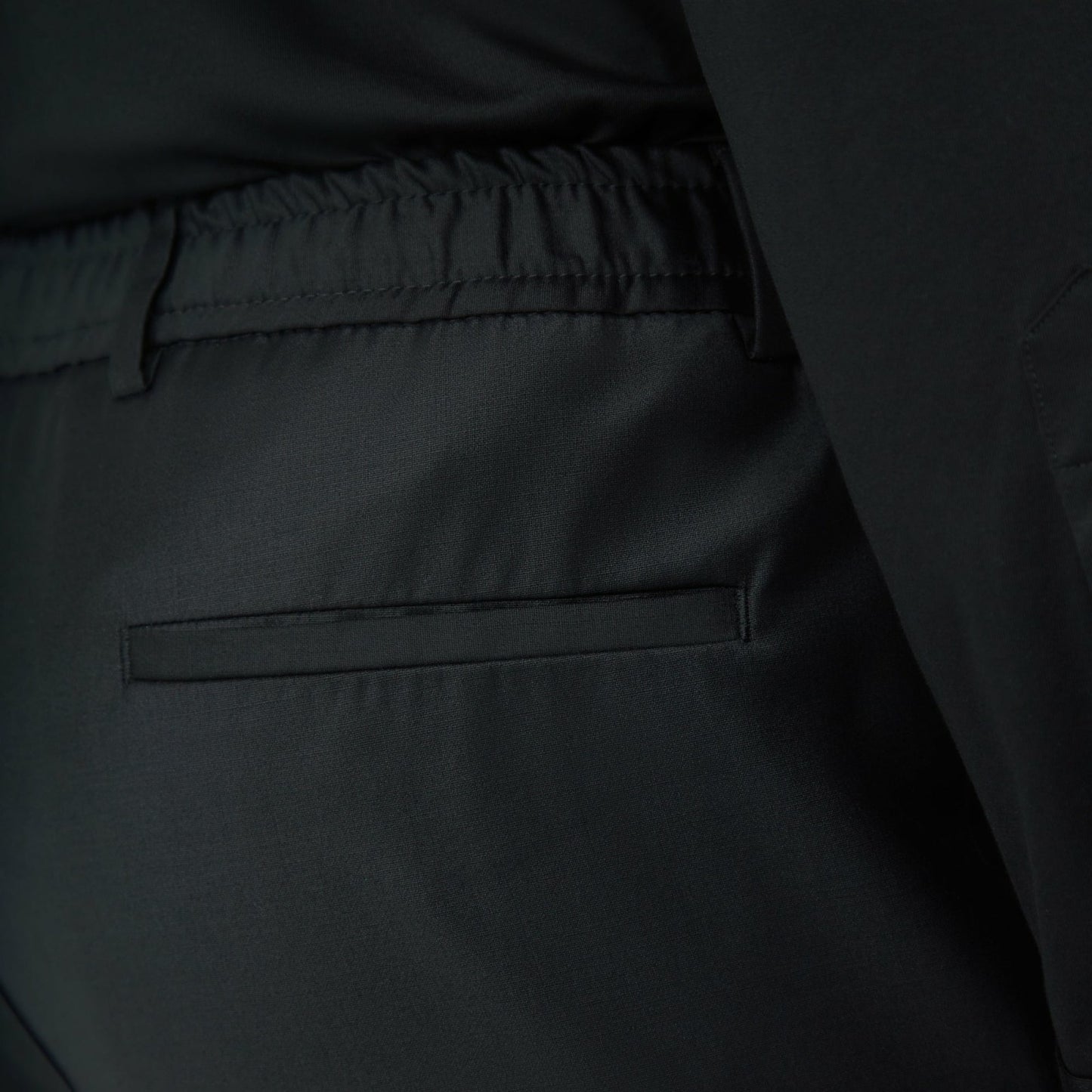 Bugatchi Stretch Wool Travel Dress Pants Black