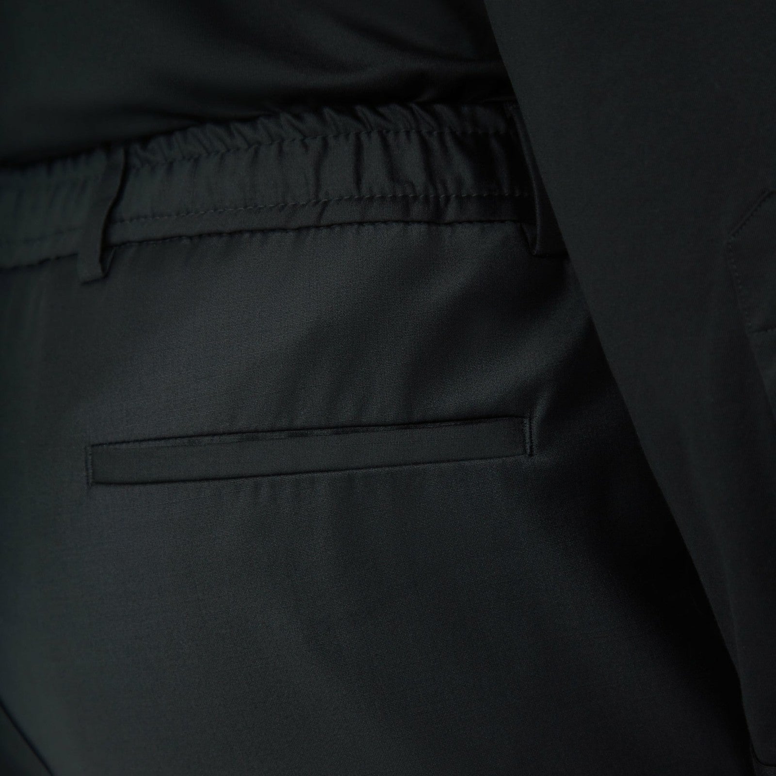 Bugatchi Stretch Wool Travel Dress Pants Black