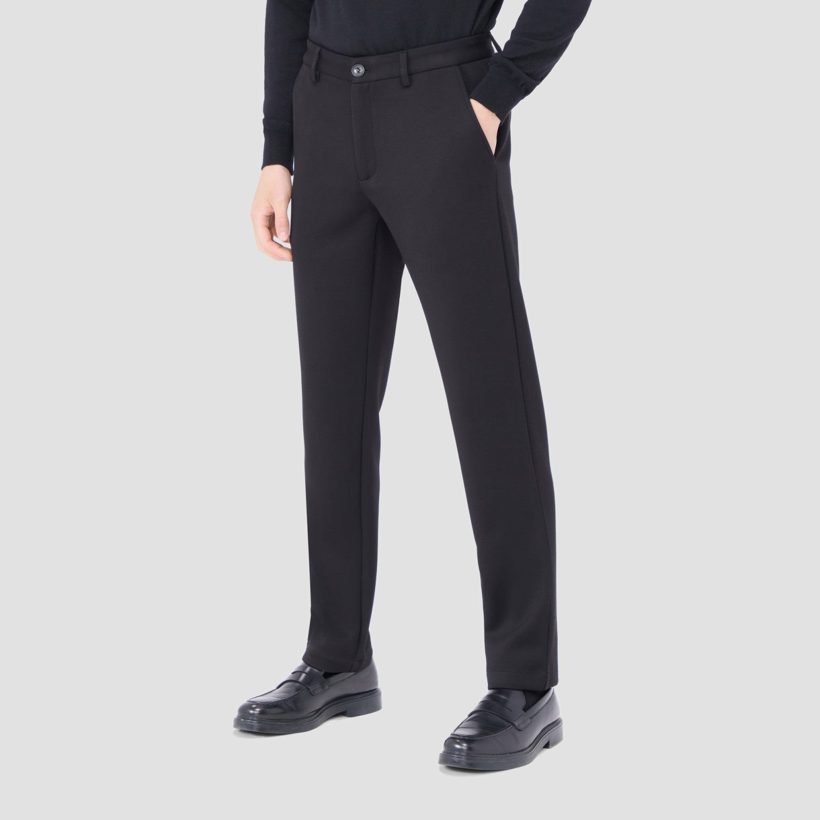 Bugatchi Soft Touch™ Dress Pants Black