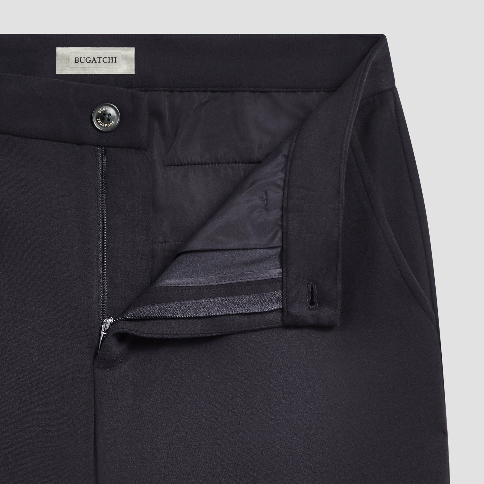 Bugatchi Soft Touch™ Dress Pants Black