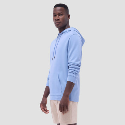 Bugatchi Solid Pullover Hoodie Air Blue