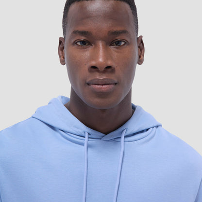Bugatchi Solid Pullover Hoodie Air Blue