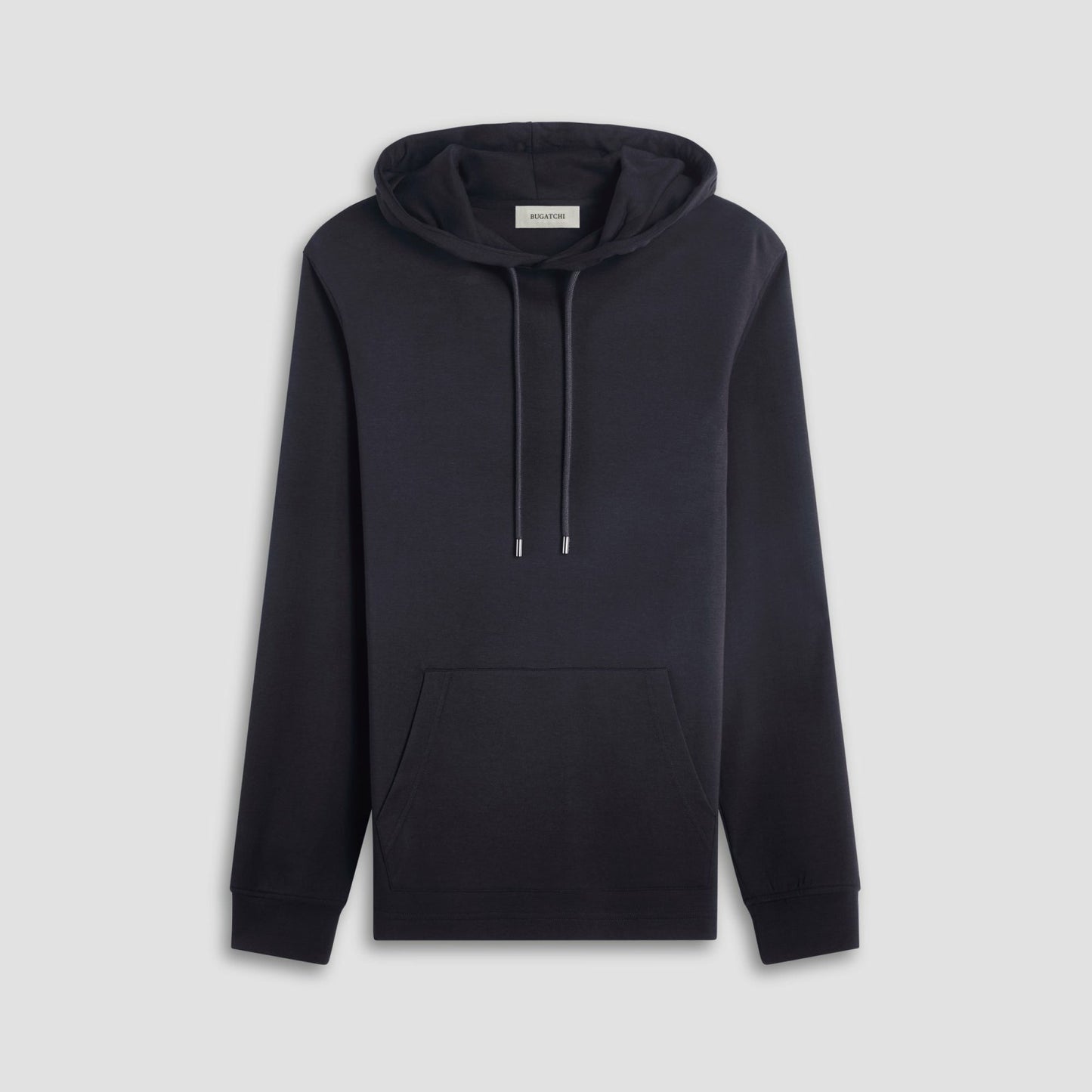 Bugatchi Solid Pullover Hoodie Black