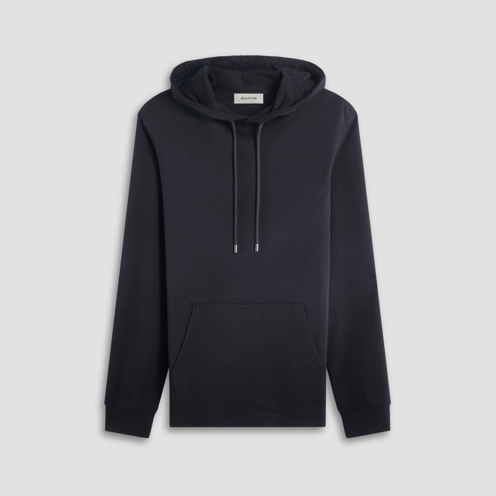 Bugatchi Solid Pullover Hoodie Black