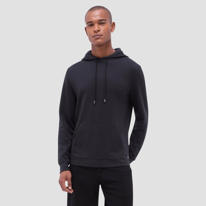 Bugatchi Solid Pullover Hoodie Black